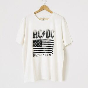 NEW Lucky Brand AC/DC Flag Graphic Tee